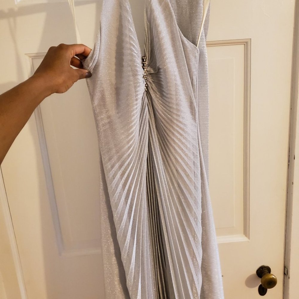 Glamorous silver dress